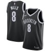 Dres Brooklyn Nets Patty Mills 8 Nike 2022-23 Icon Edition Crno Swingman